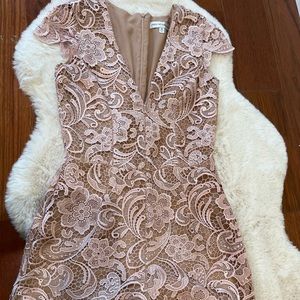 Dress the Population Floral Pink Romper Size Medium